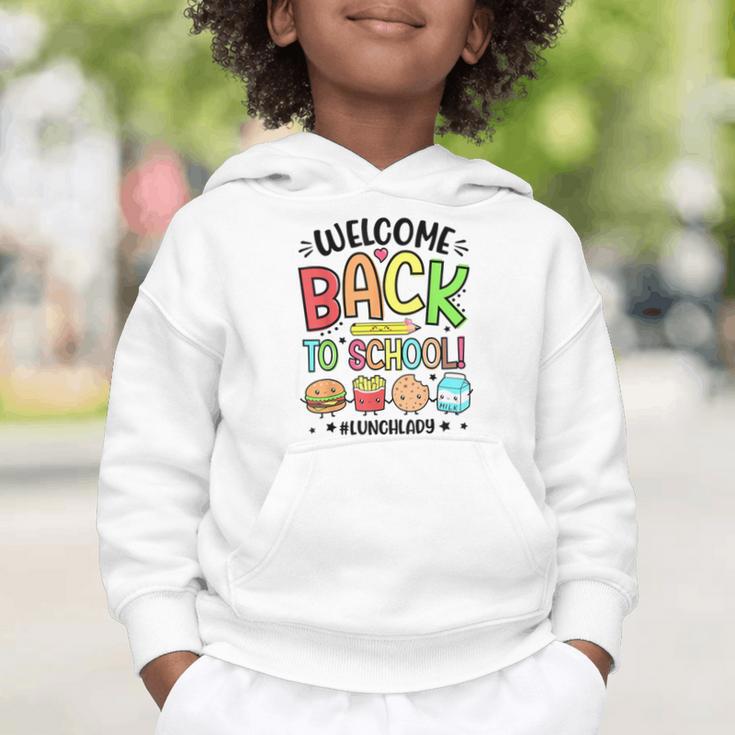 Lunch Lady Welcome Back To School 1st Day Of School Graphic Toddler Hoodie
