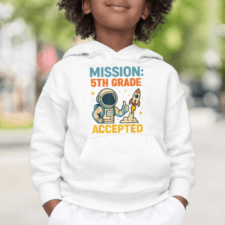 Mission Fifth 5th Grade Accepted Back To School Vintage Graphic Toddler Hoodie Mission Fifth 5th Grade Accepted Back To School Vintage Graphic Toddler Hoodie