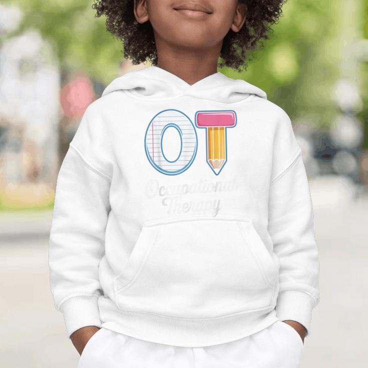 Occupational Therapy OT And COTA Back To School Graphic Toddler Hoodie Occupational Therapy OT And COTA Back To School Graphic Toddler Hoodie