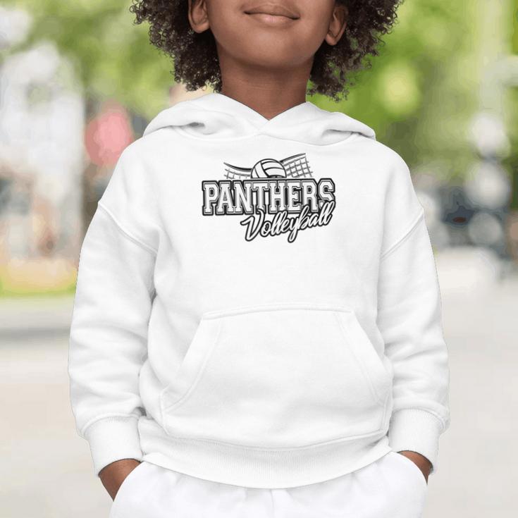 Panthers Volleyball Back To School Spirit Graphic Toddler Hoodie Panthers Volleyball Back To School Spirit Graphic Toddler Hoodie