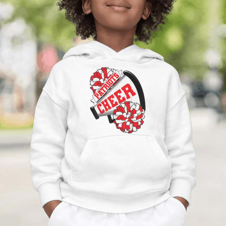 Patriots Cheer Back To School Cheerleading Spirit R Graphic Toddler Hoodie Patriots Cheer Back To School Cheerleading Spirit R Graphic Toddler Hoodie