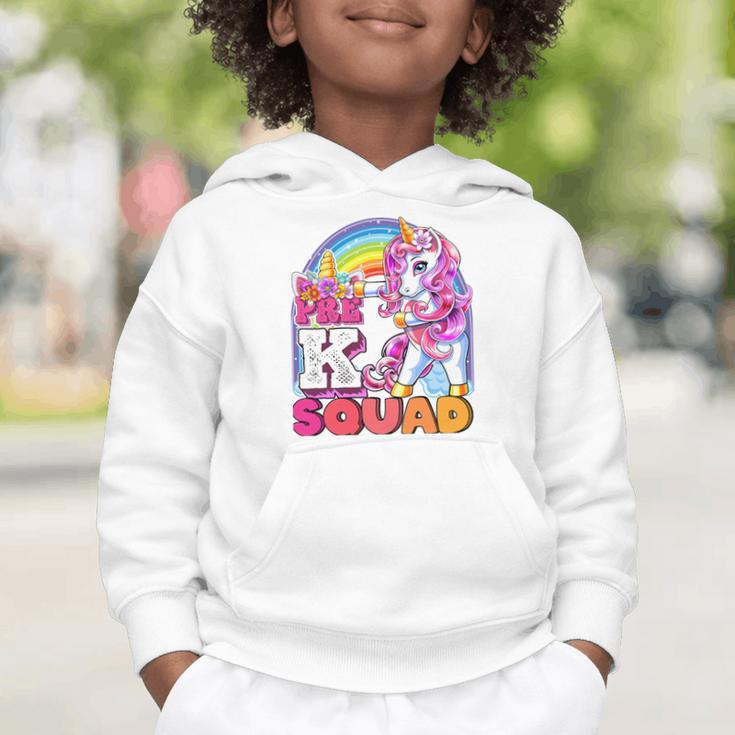 Pre-K Squad Flossing Unicorn Back To School Girls Premium Tri-Blend Graphic Toddler Hoodie Pre-K Squad Flossing Unicorn Back To School Girls Premium Tri-Blend Graphic Toddler Hoodie