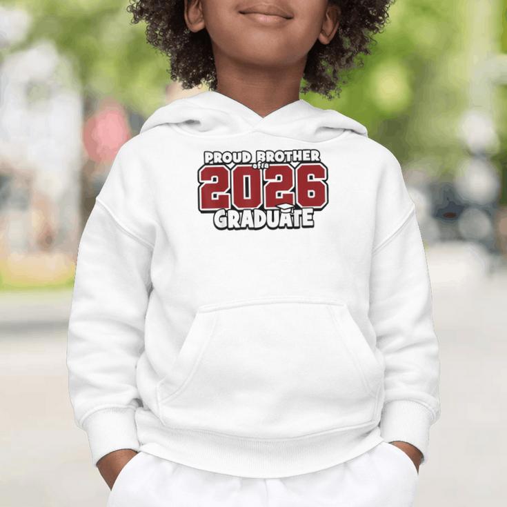 Proud Brother Of 2026 Graduate Matching Back To School M Graphic Toddler Hoodie Proud Brother Of 2026 Graduate Matching Back To School M Graphic Toddler Hoodie