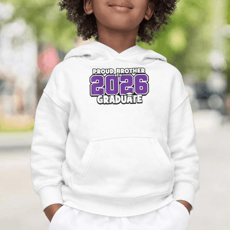 Proud Brother Of 2026 Graduate Matching Back To School P Graphic Toddler Hoodie Proud Brother Of 2026 Graduate Matching Back To School P Graphic Toddler Hoodie