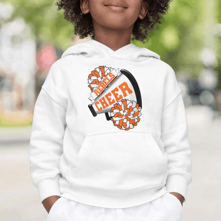 Rebels Cheer Back To School Cheerleading Spirit O Graphic Toddler Hoodie