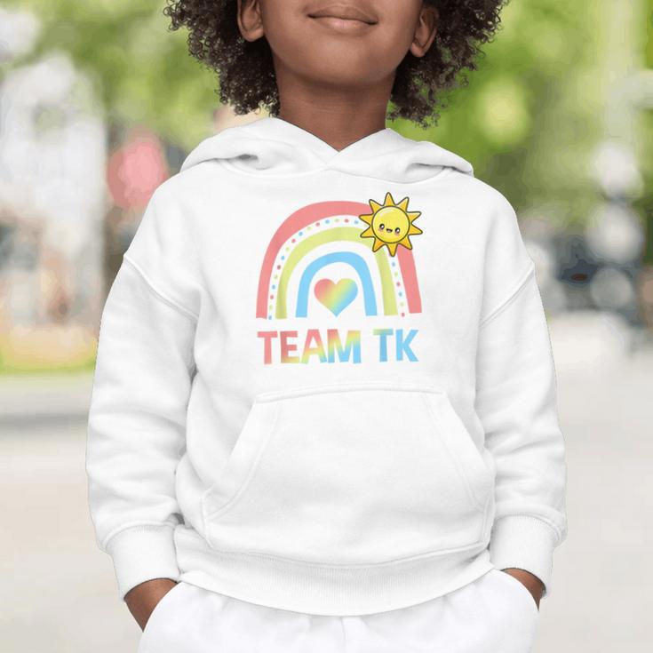 Retro Team TK Back To School Transitional Kindergarten Graphic Toddler Hoodie Retro Team TK Back To School Transitional Kindergarten Graphic Toddler Hoodie