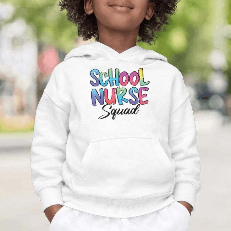 School Nurse Squad Tie Dye Back To School Appreciation Graphic Toddler Hoodie School Nurse Squad Tie Dye Back To School Appreciation Graphic Toddler Hoodie