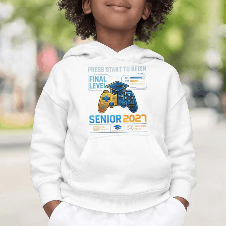 Senior Class Of 2027 Back To School Gamer Boys Senior 2027 Graphic Toddler Hoodie Senior Class Of 2027 Back To School Gamer Boys Senior 2027 Graphic Toddler Hoodie
