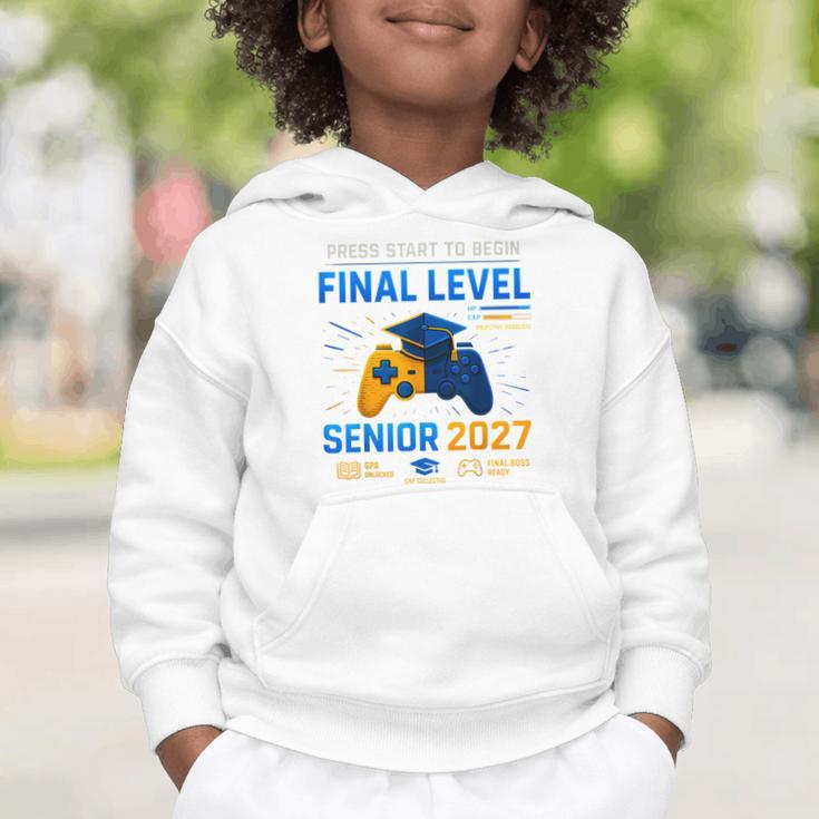 Senior Class Of 2027 Back To School Gamer Senior 2027 Graphic Toddler Hoodie Senior Class Of 2027 Back To School Gamer Senior 2027 Graphic Toddler Hoodie