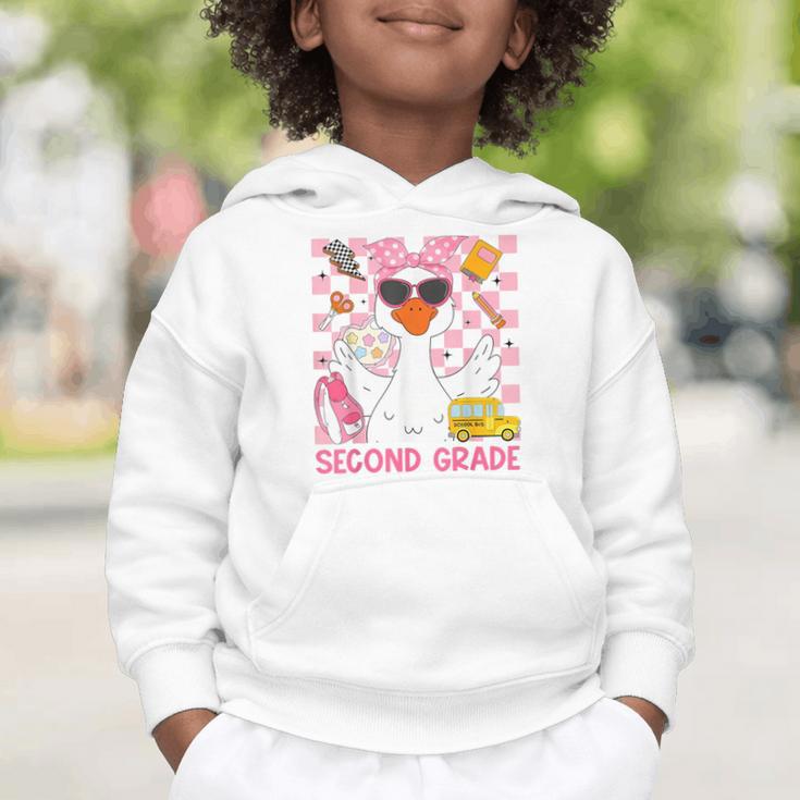 Silly Goose Second Grade Back To School Coquette Girly Graphic Toddler Hoodie Silly Goose Second Grade Back To School Coquette Girly Graphic Toddler Hoodie