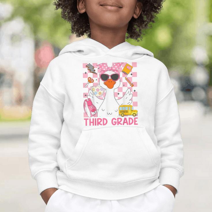 Silly Goose Third Grade Grade Back To School Coquette Girly Graphic Toddler Hoodie Silly Goose Third Grade Grade Back To School Coquette Girly Graphic Toddler Hoodie