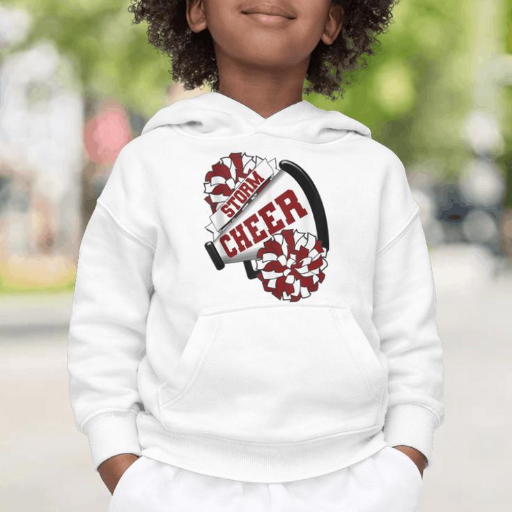 Storm Cheer Back To School Cheerleading Spirit M Graphic Toddler Hoodie Storm Cheer Back To School Cheerleading Spirit M Graphic Toddler Hoodie