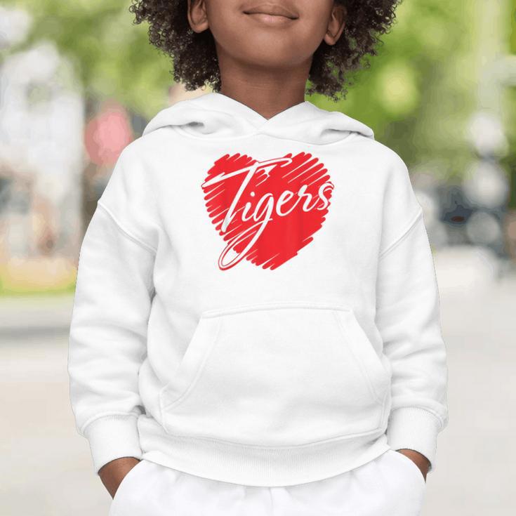 Tigers Heart Back To School Spirit R Graphic Toddler Hoodie