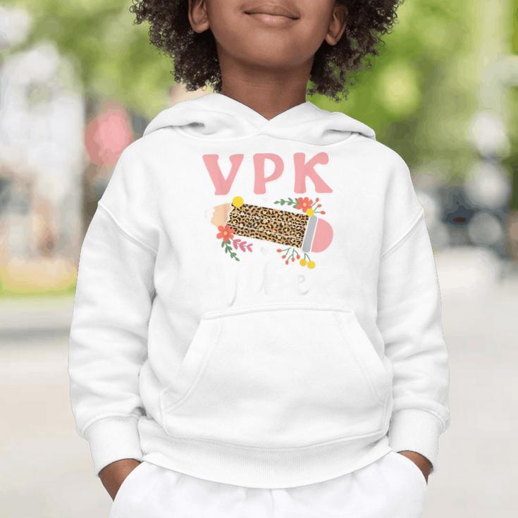 VPK Vibes First Day Of VPK Back To School Graphic Toddler Hoodie