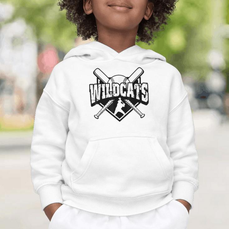 Wildcats Baseball Back To School Spirit Graphic Toddler Hoodie