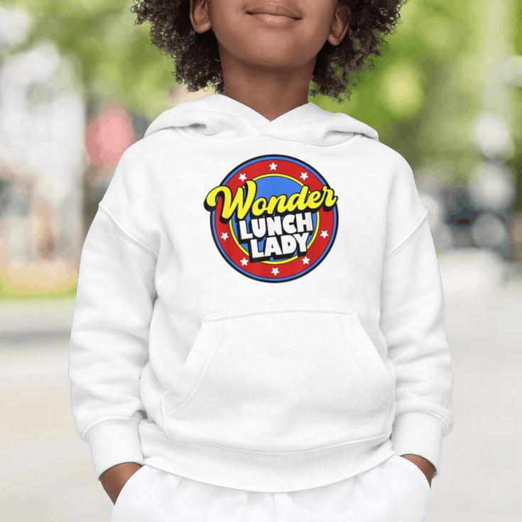 Wonder Lunch Lady Super Woman Power Superhero Back To School Graphic Toddler Hoodie
