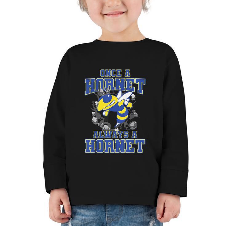Always A Hornet Back To School Spirit BY Graphic Toddler Long Sleeve Tee