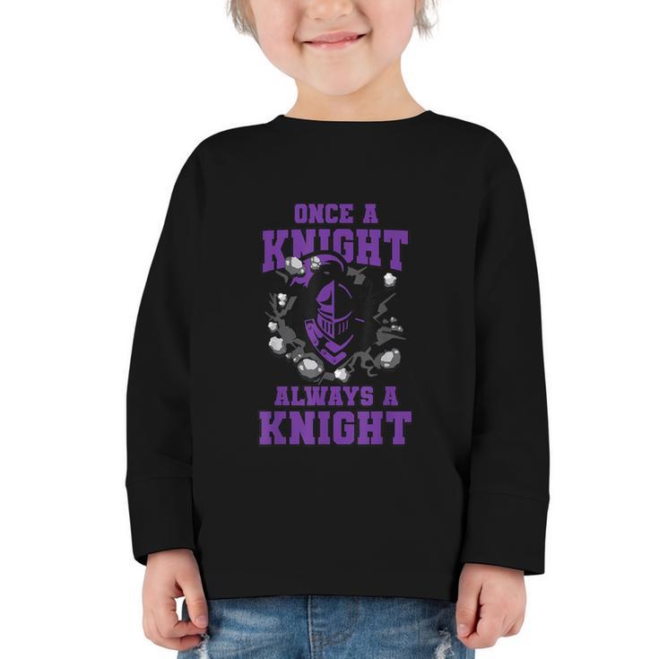 Always A Knight Back To School Spirit P Graphic Toddler Long Sleeve Tee