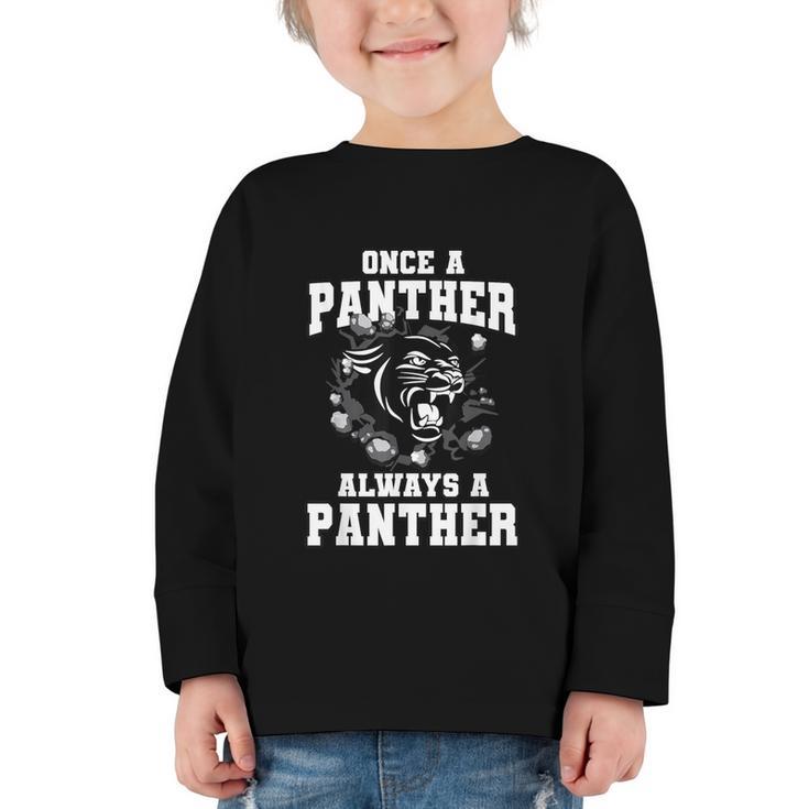 Always A Panther Back To School Spirit Graphic Toddler Long Sleeve Tee