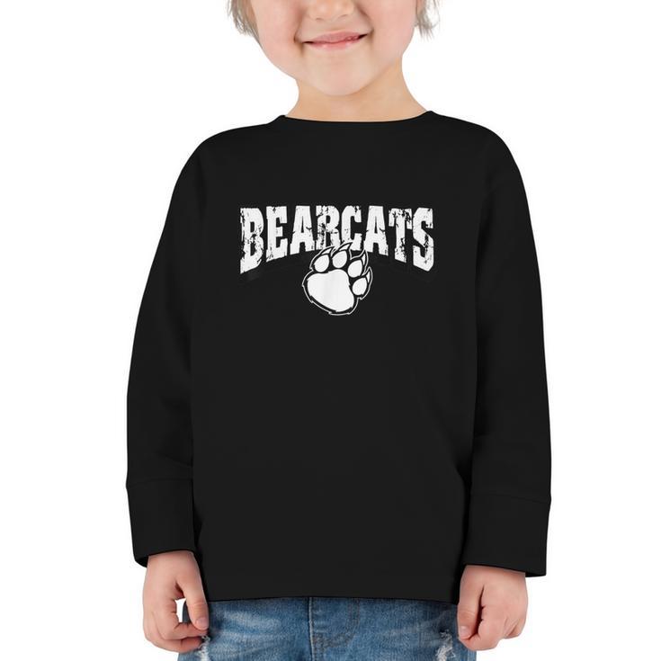 Bearcats Back To School Spirit Graphic Toddler Long Sleeve Tee