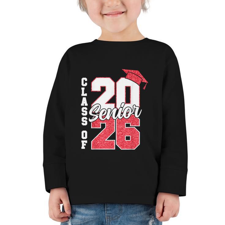 Class Of 2026 Senior 2026 Graduation 2026 Back To School Graphic Toddler Long Sleeve Tee