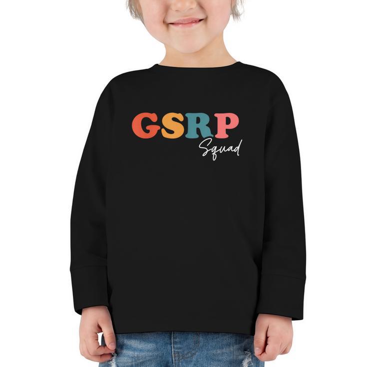 GSRP Squad Boho Cute Back To School GSRP Graphic Toddler Long Sleeve Tee