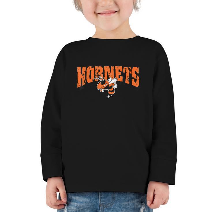 Hornets Back To School Spirit O Graphic Toddler Long Sleeve Tee