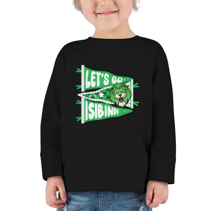 Let's Go Isibindi Courage Back To School Spirit Graphic Toddler Long Sleeve Tee
