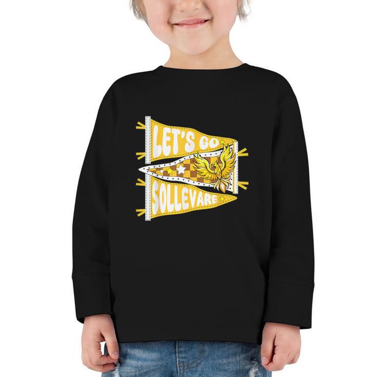 Let's Go Sollevare Uplift Back To School Spirit Graphic Toddler Long Sleeve Tee