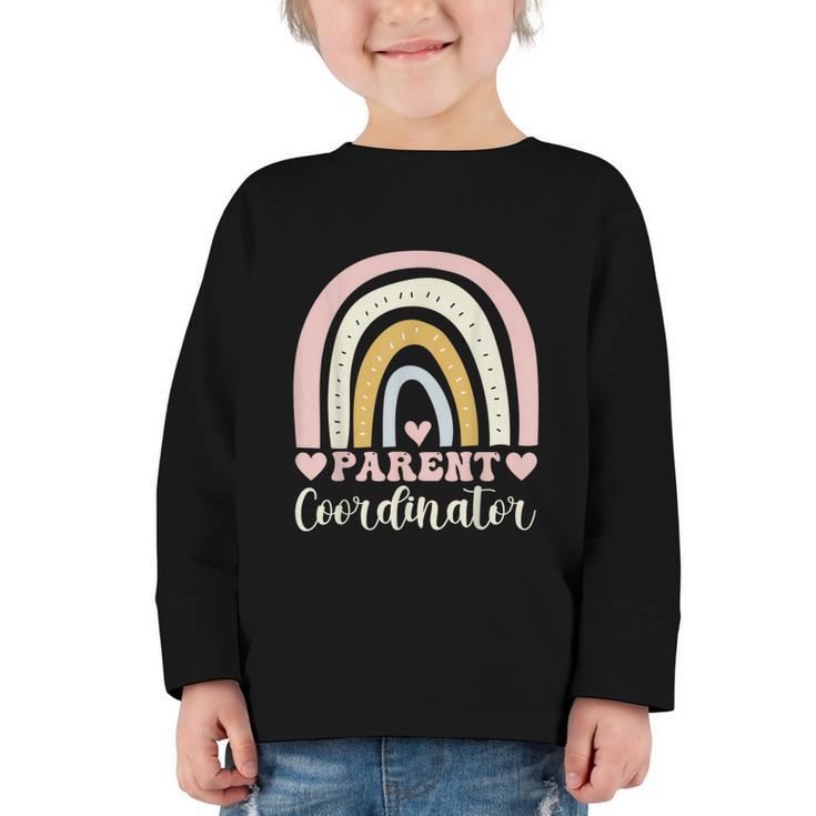 Parent Coordinator Back To School Appreciation Graphic Toddler Long Sleeve Tee