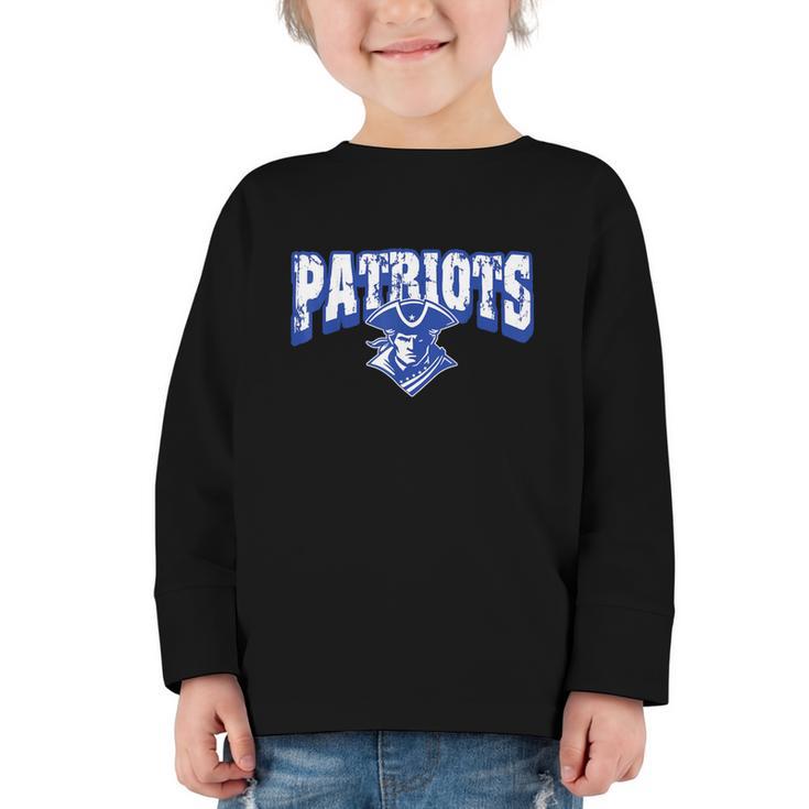 Patriots Back To School Spirit B Graphic Toddler Long Sleeve Tee