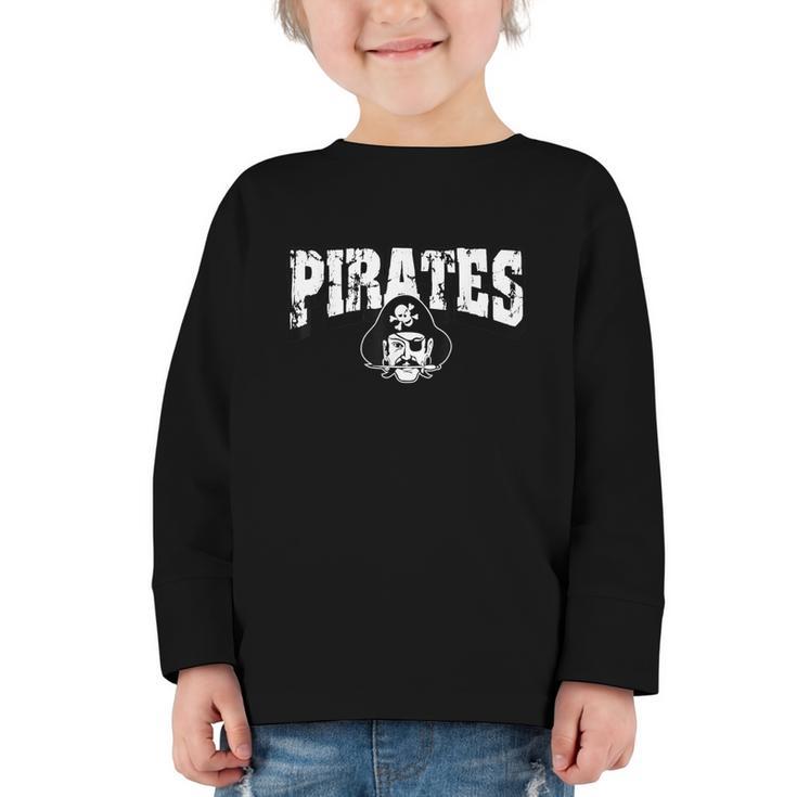 Pirates Back To School Spirit Graphic Toddler Long Sleeve Tee