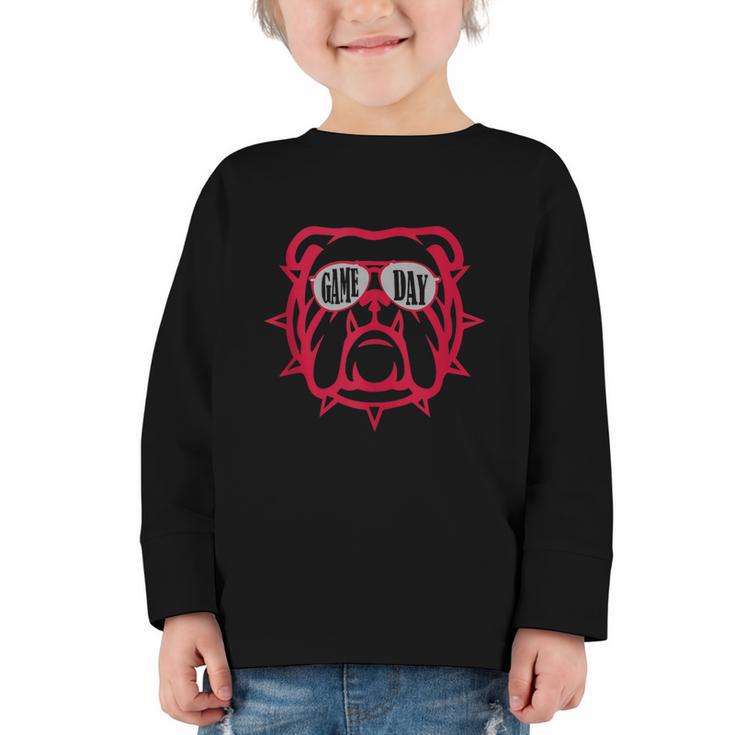 Team Go Dawgs Back To School Graphic Toddler Long Sleeve Tee