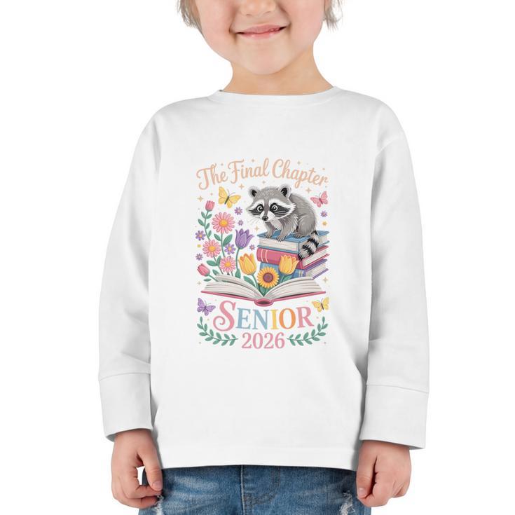 The Final Chapter Back To School Class Of 2026 Senior Premium Tri-Blend Graphic Toddler Long Sleeve Tee