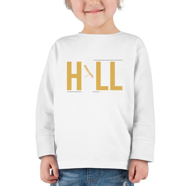 Hall Monitor Back To School Student Graphic Toddler Long Sleeve Tee