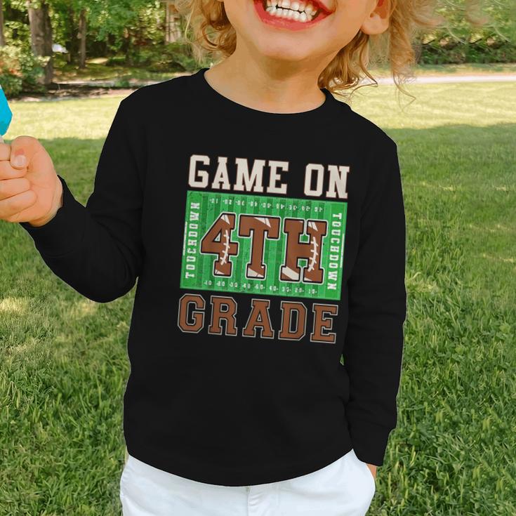 4th Grade Boys Kids Football Back To School Fourth Grade Graphic Toddler Long Sleeve Tee 4th Grade Boys Kids Football Back To School Fourth Grade Graphic Toddler Long Sleeve Tee