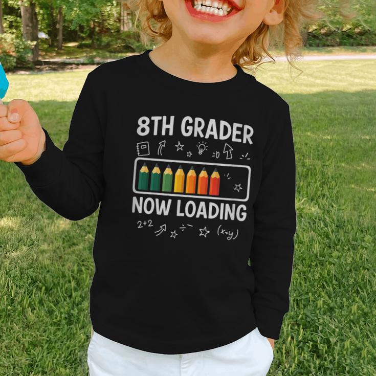 8th Grader Now Loading 8th Grade Back To School T-Shirt Graphic Toddler Long Sleeve Tee 8th Grader Now Loading 8th Grade Back To School T-Shirt Graphic Toddler Long Sleeve Tee