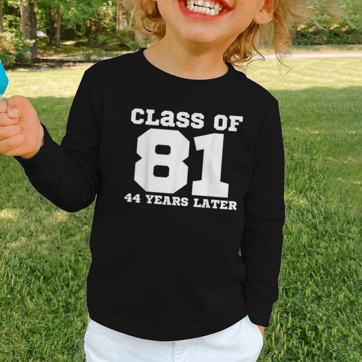 Class Of 1981 44 Years Later Reunions SQUAD Back To School Graphic Toddler Long Sleeve Tee