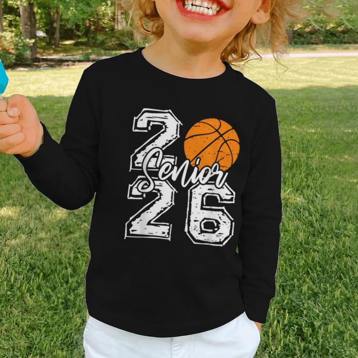 Class Of 2026 Basketball Senior 2026 Back To School Graphic Toddler Long Sleeve Tee Class Of 2026 Basketball Senior 2026 Back To School Graphic Toddler Long Sleeve Tee
