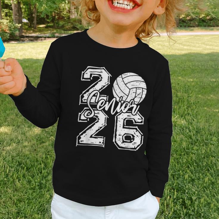 Class Of 2026 Volleyball Senior 2026 Back To School Graphic Toddler Long Sleeve Tee Class Of 2026 Volleyball Senior 2026 Back To School Graphic Toddler Long Sleeve Tee