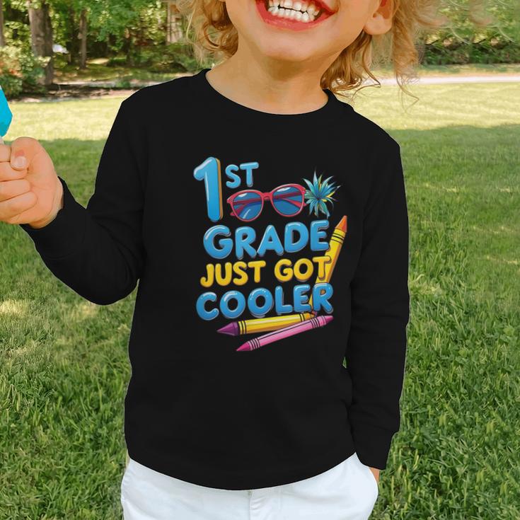First Day Of First Grade Shirt Boys Girls Back To School Graphic Toddler Long Sleeve Tee First Day Of First Grade Shirt Boys Girls Back To School Graphic Toddler Long Sleeve Tee