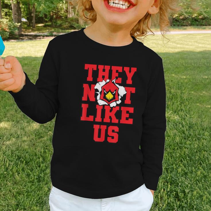 Not Like Cardinal Back To School Spirit R Graphic Toddler Long Sleeve Tee