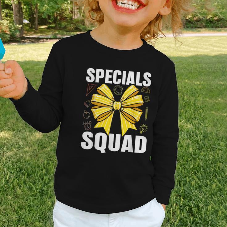 Specials Squad Tie Dye Back To School Women Appreciation Graphic Toddler Long Sleeve Tee Specials Squad Tie Dye Back To School Women Appreciation Graphic Toddler Long Sleeve Tee