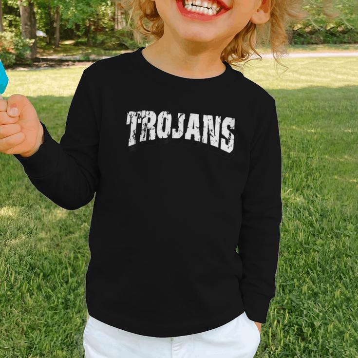 Trojans Back To School Spirit Graphic Toddler Long Sleeve Tee Trojans Back To School Spirit Graphic Toddler Long Sleeve Tee