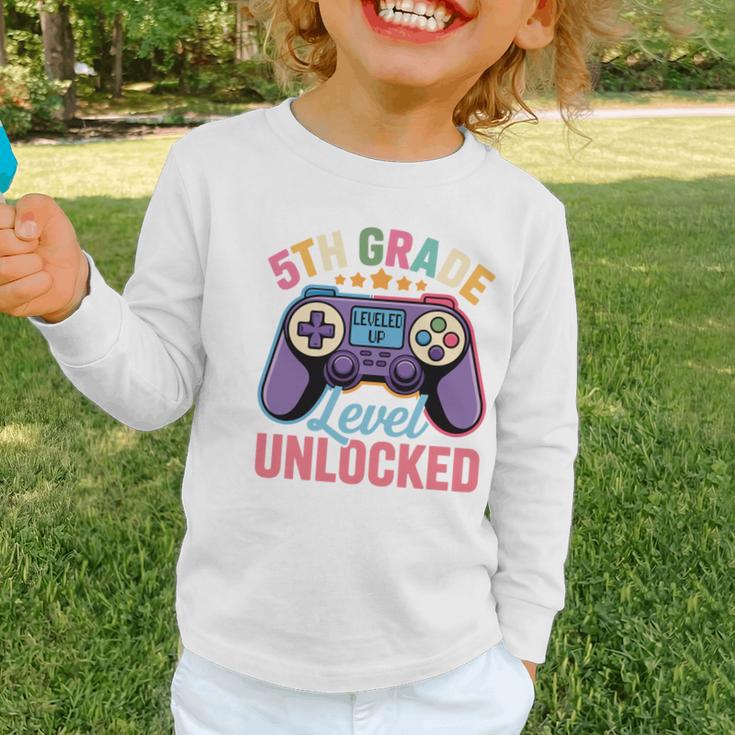 5th Grade Level Unlocked Shirt – Gamer Back To School Performance Graphic Toddler Long Sleeve Tee 5th Grade Level Unlocked Shirt – Gamer Back To School Performance Graphic Toddler Long Sleeve Tee