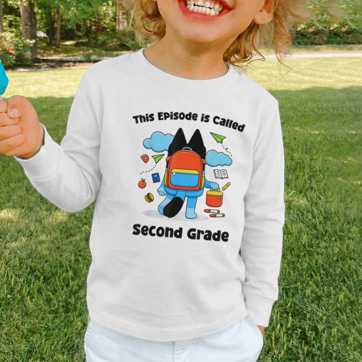 This Episode Is Called Second Grade Back To School Graphic Toddler Long Sleeve Tee This Episode Is Called Second Grade Back To School Graphic Toddler Long Sleeve Tee