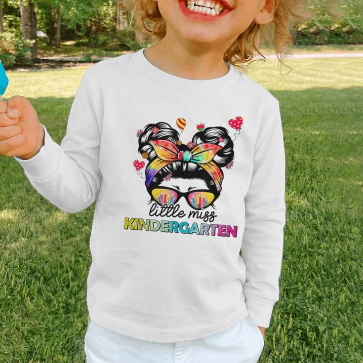 Little Miss Kindergarten Back To School Kindergarten Girls Graphic Toddler Long Sleeve Tee Little Miss Kindergarten Back To School Kindergarten Girls Graphic Toddler Long Sleeve Tee