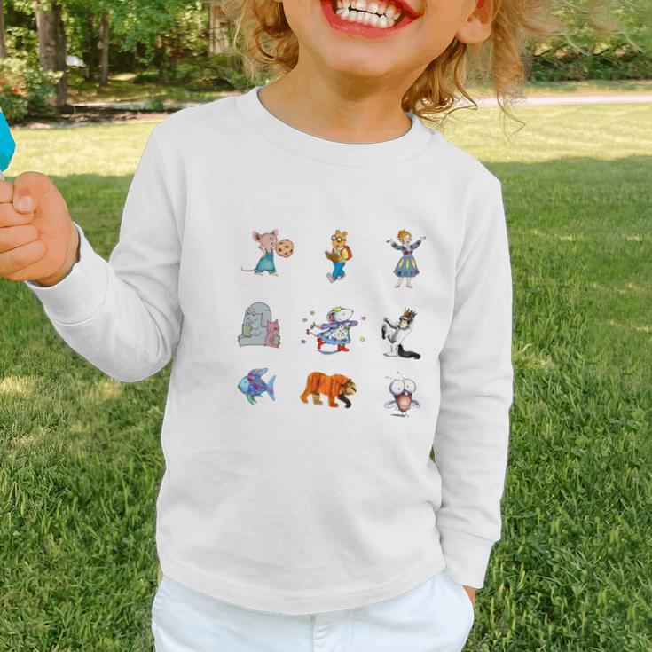 Read Book Characters I Can Do Hard Things Back To School Graphic Toddler Long Sleeve Tee Read Book Characters I Can Do Hard Things Back To School Graphic Toddler Long Sleeve Tee