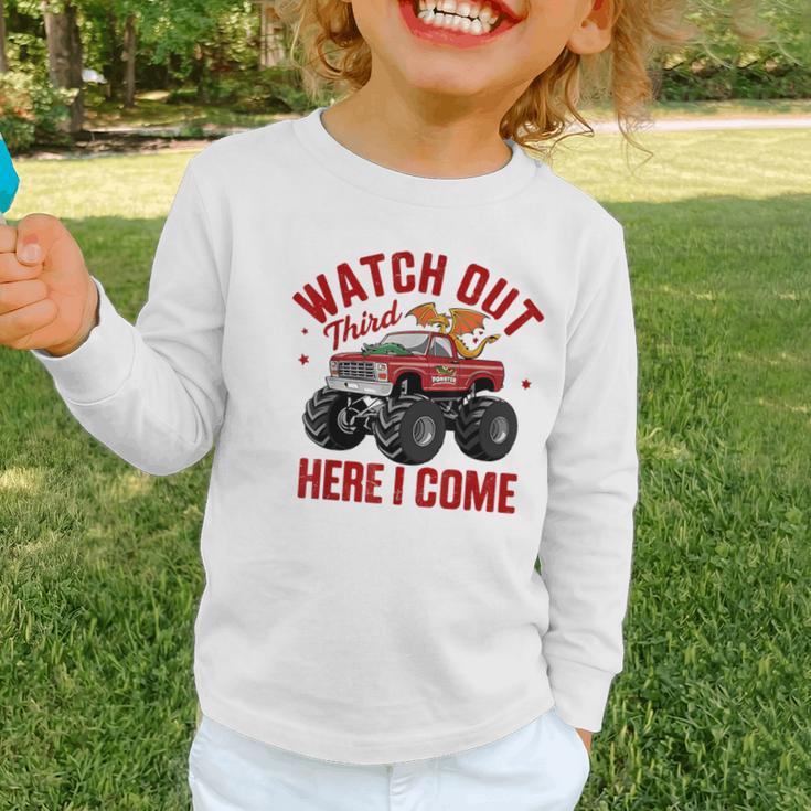 Watch Out Third Here I Came Dragon Back To School Summer Tee Graphic Toddler Long Sleeve Tee Watch Out Third Here I Came Dragon Back To School Summer Tee Graphic Toddler Long Sleeve Tee