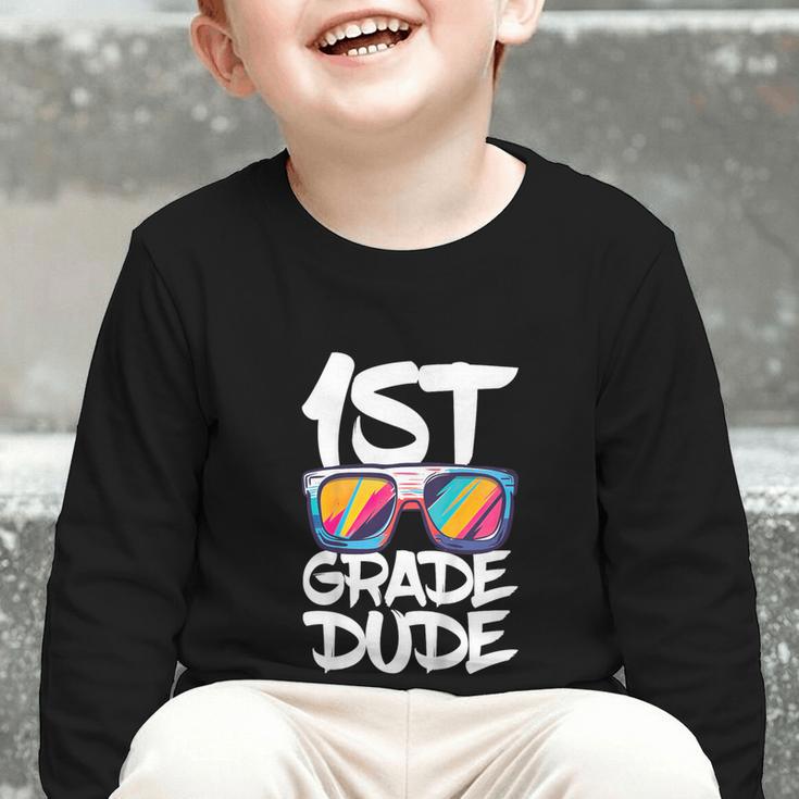 1st Grade Dude Shirt Back To School First Grade Boy Girl Graphic Toddler Long Sleeve Tee 1st Grade Dude Shirt Back To School First Grade Boy Girl Graphic Toddler Long Sleeve Tee